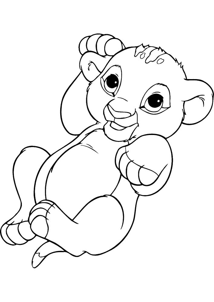 Adult Simba coloring Book